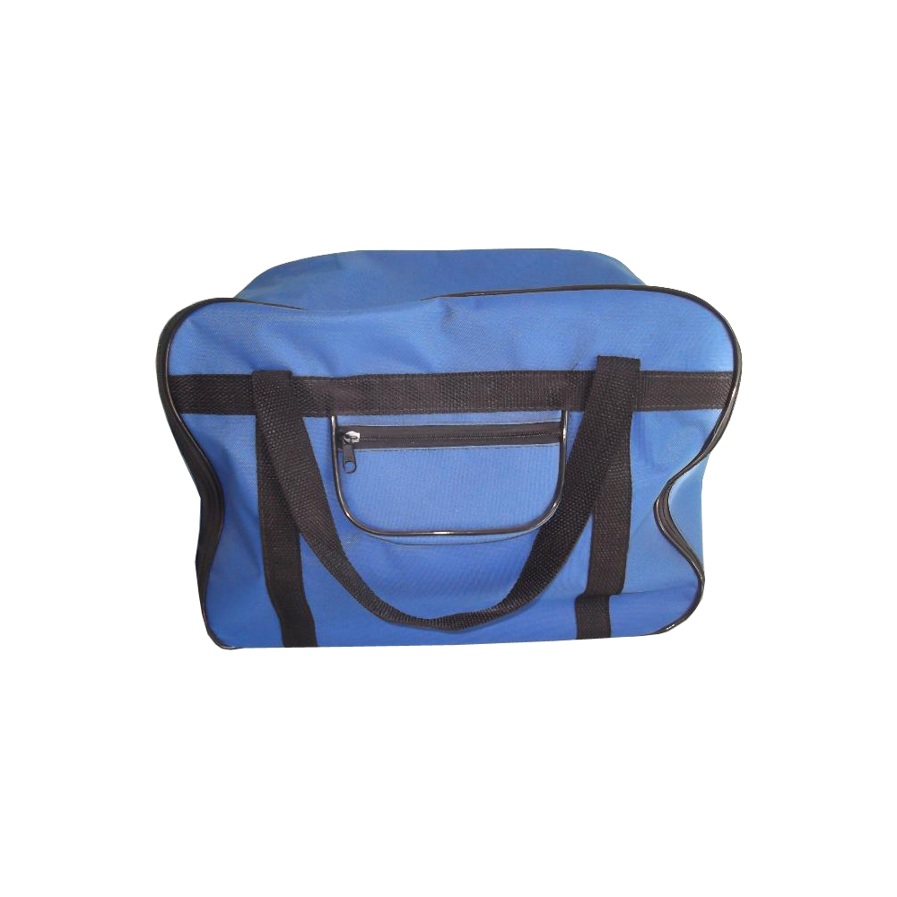 Bolsa Portatil Azul De Nylon Com Pezinho